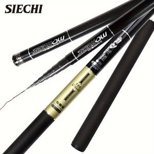 TEMU SIECHI 1pc 초경량 낚싯대, 탄소 섬유 휴대용 접이식 낚싯대, 낚시 태클, 3.6M/4.5M/5.4M/6.3M/7.2M(141.73in/177.17in/212.6in/248.03in/283.46in)|낚시대