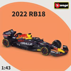 TEMU Burago 1:43 Red Bull 2022 RB18 1 & 11 포뮬러 1 레이싱 모델 - 합금 다이캐스트 자동차 크리스마스, 할로윈, 추수감사절 선물