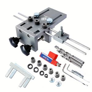 TEMU Allsome 3 In 1 Dowelling Jig Master Kit Self-Centering Dowel Jig Drilling Guide Set