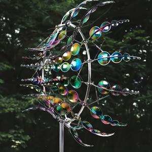 TEMU Metal garden ornament that moves with the wind, outdoor and suitable for people over 14 years old