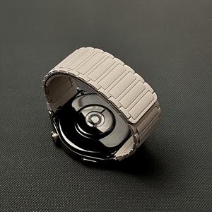 TEMU 스포티 톰보이 실리콘 워치 밴드 - Xiaomi Watch S3/S1pro/S2 호환 - 자석 흡수, 통기성, 남녀 공용 22mm 범용 손목 끈 - 데일리 웨어용 - 도금 없음, 계절 무관