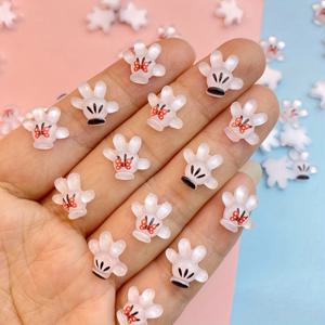 TEMU 50pcs 수지 미니 Kawaii 고양이 발톱 네일 아트 매력 DIY 네일 아트 장식을위한 플랫 백 네일 아트 액세서리