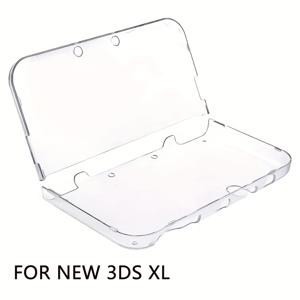 TEMU 새로운 3DS XL 보호 쉘, Nintendo New 3DS XL용 울트라 클리어 크리스탈 투명 하드 케이스