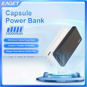 TEMU EAGET 1개/2개 10000mAh 듀얼 USB 휴대용 파워뱅크 - USB-C 고속 충전 파워뱅크, iPhone15, 삼성, LG 등을 위한 고속 충전!|보조배터리|보조배터리20000