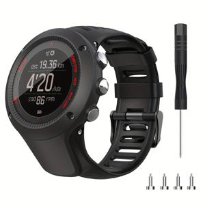 TEMU Ambit 3 시계 밴드는 Suunto Ambit 3 시계와 호환되며, 부드러운 TPU 교체 스포츠 스트랩 액세서리 손목띠는 Suunto Ambit 3 스포츠, 3 런, 2R, 2S, 2,1에 대해 사용할 수 있습니다