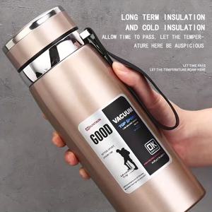 TEMU 1000ml 316 스테인리스 스틸 휴대용 보온 보냉 컵, 아웃도어 캠핑 여행을 위한 대용량 찻잔 물병