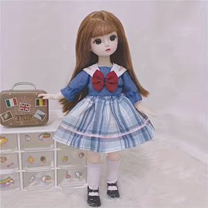 TEMU 30CM 볼 관절 바디 인형, 1/6 BJD 인형 드레스, DIY 장난감, 선물, 크리스마스 선물|바비인형