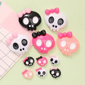 TEMU 11pcs 스타일 스위트 쿨 보우 스켈레톤 DIY 크림 껌 폰 케이스 신발 버클 네일 스티커 레진 주얼리 액세서리