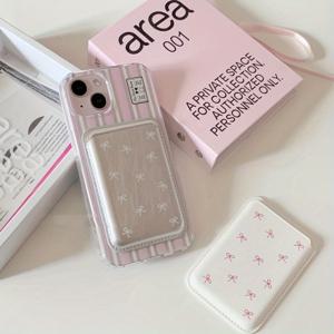 TEMU iPhone 14 Pro Max, 13, 12, 11 및 Samsung S23 Ultra, S22용 자성 PU 가죽 지갑 부착물 - 자성 휴대전화 케이스용 슬림 액세서리, 1-2개 품목 보관