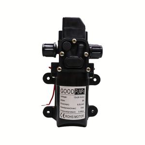 TEMU 1PC DC 12V 120PSI 5L/Min 고압 다이어프램 수도 펌프 - 배터리 없는 하드 와이어드 자동 흡입 마이크로 전기 분무기 펌프, 물 전송용, ≤36V 시스템과 호환 가능