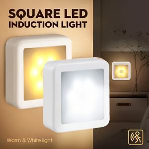 TEMU 스마트 LED 모션 센서 야간 조명용 - 배터리 구동, 무선 PIR 욕실, 침대 옆, 복도, 계단 및 캐비닛용