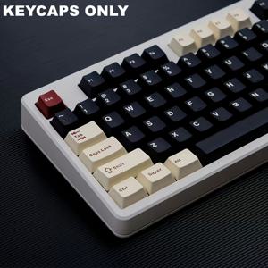 TEMU GMK Rome PBT Keycap 체리 프로필 높이 더블 샷 범례 빨간색과 검은 색 디자인 맞춤형 키 캡 세트 61/64/64/75/87/98/104/108 키 키보드 및 풀 사이즈 체리 MX 스위치 기계식 키보드 캡