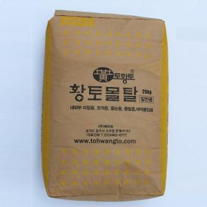 토황토 황토몰탈25kg (다용도일반용) 내외부 황토미장용 조적용 품칠용