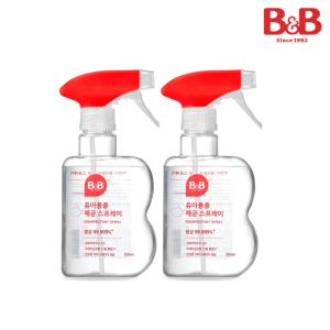 [비앤비] 살균 소독 제균 스프레이 300ml 2입(살균/소독/알콜)