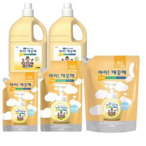 아이깨끗해 리필 대용량 순 1.8L 2개 4.5L 손세정제 핸드워시 핸드솝