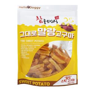 펫더맨 참좋은간식 그대로 말랑 고구마 스틱 250g 1개