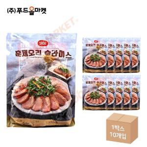 사세 훈제오리 슬라이스 800g /냉동 한박스 (800g x 10ea)-아이스박스무료