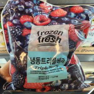 [호호재상점] 노브랜드 냉동 트리플베리 1.2kg frozen fresh 아이스박스+아이스팩 무료