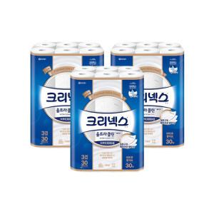 크리넥스 울트라클린 3겹 30MX30롤 3팩