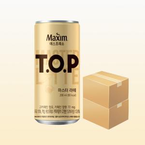 티오피 마스터라떼 200ml x 72캔 (2박스) 캔 커피 음료