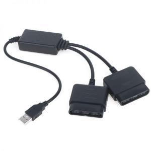 usb a c젠더 PC USB 게임 컨트롤러 어댑터 컨버터 케이블, PS2 플레이스테이션 듀얼쇼크 2 조이패드 게임패