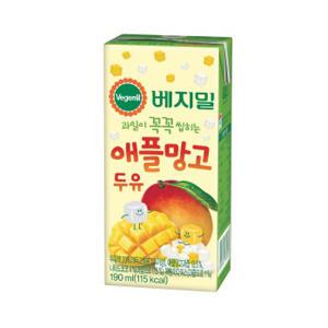 베지밀 애플망고두유 190ml x 16팩