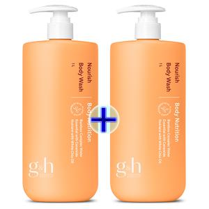 대용량 암웨이 GH 너리쉬 바디워시 1000ml 2개 / free