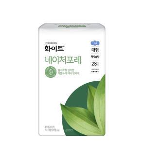 유한킴벌리 화이트 네이처포레 도톰 맥시슬림 대형28p x 1팩