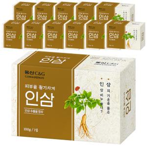 크리오 동산 건강한 인삼 비누 100g X 12개