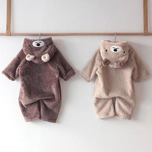 보노곰 후리스 슈트 / 아기옷 신생아옷 바디슈트 바디수트