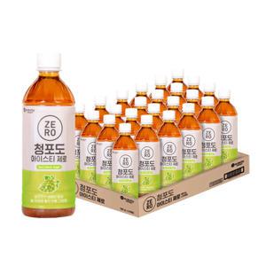 맥널티 제로칼로리 아이스티 청포도맛 500ml 24입, 1개