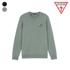 [게스][게스] 남성 GUESS MEN FLEECE CREW (원형자수) KM4K04C4