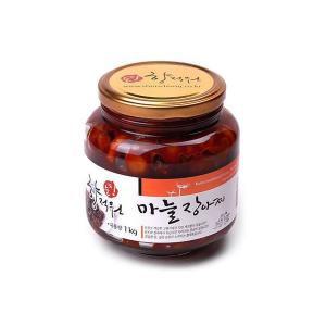 순창 향적원 고추장 마늘 장아찌 (1kg유리병)