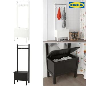 이케아 HEMNES 헴네스 수건 수납 + 수건걸이 의자