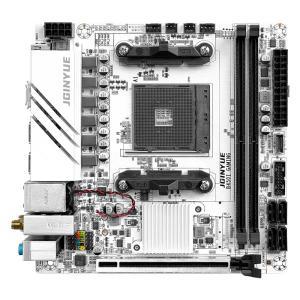 JGINYUE AMD ITX 마더보드, Ryzen R3 1/2/3/4/5 시리즈 CPU DDR4 데스크탑 PC 3.0 B450i 게임 지원