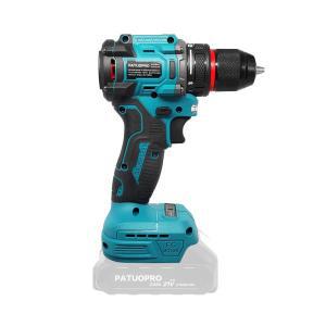 PATUOPRO 브러시리스 전기 드릴 무선 충전식 공구 Makita 18V 배터리용 2 단 속도 60-100N.M 10mm