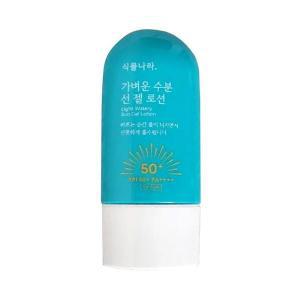 식물나라 가벼운 수분 선 젤 로션 썬로션 선크림 60ml 1개