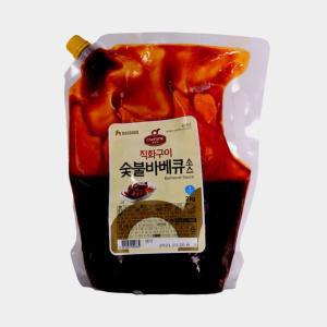 청정원 쉐프원 냉장 직화구이숯불 바베큐소스 2kg