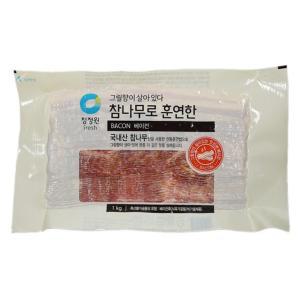 청정원 참나무로 훈연한 베이컨 냉동 1kg 2개