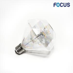 포커스 LED 에디슨전구 눈꽃 다이아 D95 2W E26