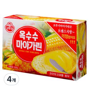 오뚜기 옥수수 마아가린 200g x4개 /