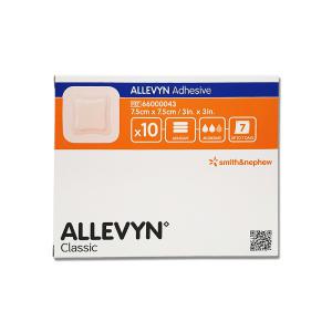 Allevyn 알레빈 어드헤시브 접착성 폼 드레싱 7.5x7.5cm 10매입