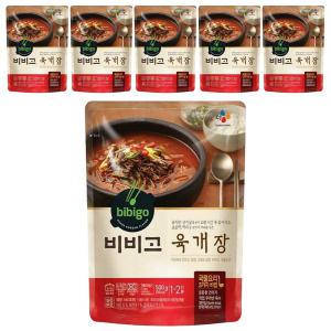 CJ 비비고 육개장, 500g, 6개