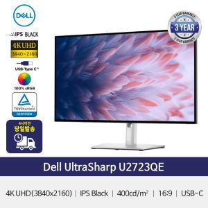 델모니터 U2723QE 27형 4K UHD HDR 전문가용 C포트 PD충전 영상 사진편집 sRGB100% KVM 3년보증