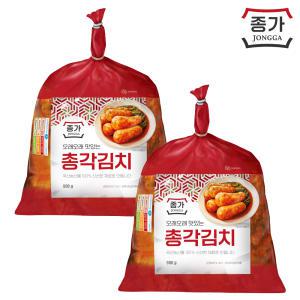 종가 오래오래 맛있는 총각김치 900g 2개