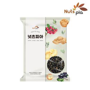 넛츠피아 국산 볶은 약콩 1kg 쥐눈이콩 검은콩 검정콩 볶음