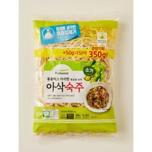 풀무원 간단한요리 채소 소가 아삭 숙주 나물 350g 2개 아삭아삭 나물 아구찜