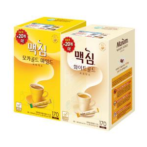 맥심 모카골드 화이트골드 170T 마일드 커피믹스 100T