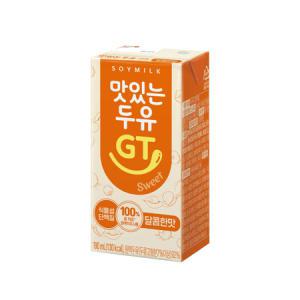 맛있는두유GT 달콤한맛 190ml x 64팩 / 팩두유 두유