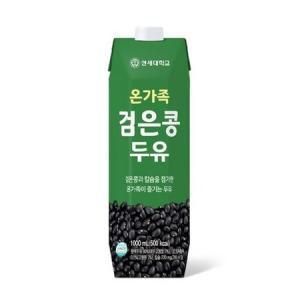 연세대학교 온가족 검은콩 두유 1L x 12개